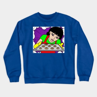 Retro Baking Cake Hobby Crewneck Sweatshirt